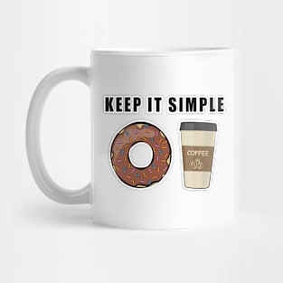 Keep It Simple - Coffee and Donut Mug